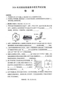 2024年河南省中考物理试题