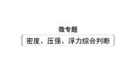 2024贵阳中考物理二轮重点专题研究 微专题 密度、压强、浮力综合判断（课件）