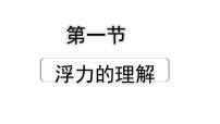 2024海南中考物理二轮重点专题研究 第七讲 第一节 浮力的理解（课件）