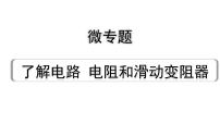 2024海南中考物理二轮重点专题研究 微专题 了解电路  电阻和滑动变阻器（课件）