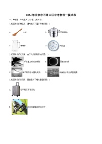 2024年北京市石景山区中考物理一模试卷