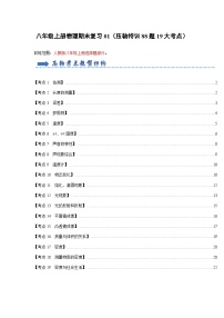 初中物理八年级上册期末考点大串讲 压轴特训01 选择题（88题19大考点）（人教版）