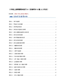 初中物理八年级上册期末考点大串讲 压轴特训03 实验计算题（92题22大考点）（人教版）