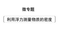 2024河北中考物理二轮重点专题研究 微专题 利用浮力测量物质的密度（课件）