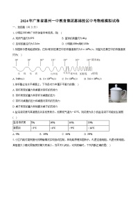 2024年广东省惠州一中教育集团惠港校区中考物理模拟试卷（含答案）
