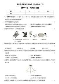 【暑假衔接】人教版初中物理九年级（八升九）专题5 功和机械能-专题训练