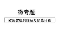 2024辽宁中考物理二轮重点专题研究 微专题 欧姆定律的理解及简单计算（课件）