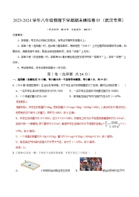 2023-2024学年初中下学期八年级下学期物理期末模拟卷01（全解全析）（人教版）