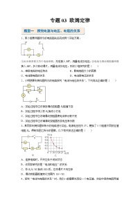 考题猜想03 欧姆定律【10题型专练】-九年级物理上学期期末考点大串讲（人教版）