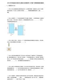 [物理][期末]河南省安阳市文峰区双校联考2023～2024学年八年级下学期7月期末物理试题( 无答案)