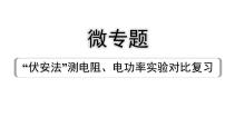 2024山东中考物理二轮重点专题研究 微专题  ”伏安法“测电阻、电功率实验对比复习（课件）