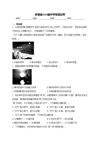 青海省2024届中考物理试卷(含答案)