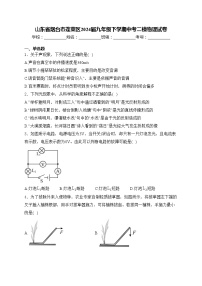 山东省烟台市蓬莱区2024届九年级下学期中考二模物理试卷(含答案)