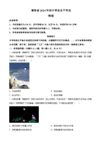 2024年青海省中考物理试题（解析版）