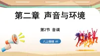 初中物理沪粤版（2024）八年级上册2.2 音调教学演示课件ppt
