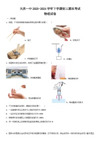 黑龙江省大庆一中2023-2024学年下学期八年级期末考试物理试卷