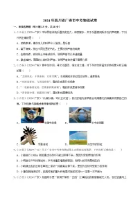 2024年四川省广安市中考物理试卷