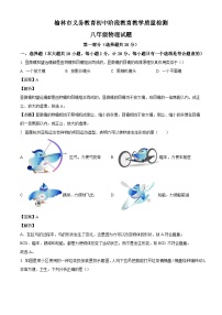 陕西省榆林市2023-2024学年八年级下学期期末物理试题（解析版）