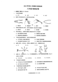 [物理]上海市浦东模范中学2022－2023学年八年级下学期物理期中试卷(无答案)