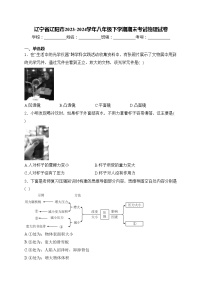 辽宁省辽阳市2023-2024学年八年级下学期期末考试物理试卷(含答案)