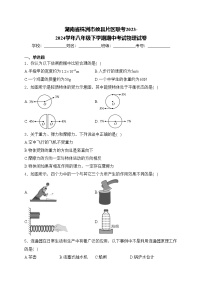 湖南省株洲市攸县片区联考2023-2024学年八年级下学期期中考试物理试卷(含答案)