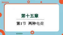 物理九年级全册第1节 两种电荷背景图课件ppt