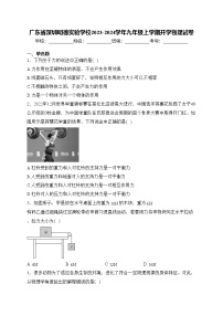 广东省深圳明德实验学校2023-2024学年九年级上学期开学物理试卷(含答案)