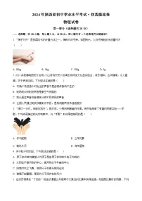 2024年陕西省定边县部分学校中考一模物理试题（原卷版）