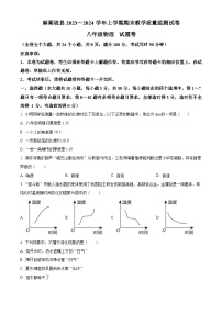 云南省文山州麻栗坡县2023～2024学年八年级上学期期末教学质量监测物理试题（原卷版）