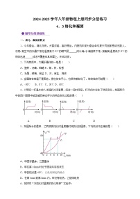初中物理苏科版八年级上册2.3 熔化和凝固课堂检测
