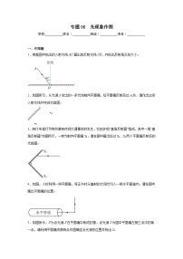 中考物理二轮复习重难点题型分类汇编与专项突破专题06　光现象作图试题含解析答案