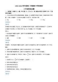 江苏省徐州市2023-2024学年八年级下学期期中物理试题（解析版）