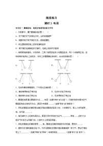 初中物理北师大版（2024）九年级全册三 电荷精品课堂检测