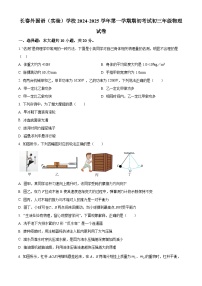 吉林省长春市朝阳区长春外国语学校2024-2025学年九年级上学期开学考试物理试题（原卷版）