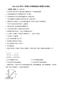 山东省德州市第五中学2024-2025学年九年级上学期开学检测物理试题（原卷版）