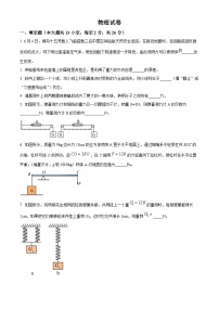 安徽省马鞍山多校联考2024-2025学年九年级上学期开学考试物理试题（原卷版+解析版）