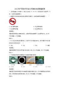 [物理]广西2024年中考模拟试题(解析版)