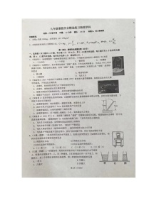 湖南省长沙市湘郡培粹实验中学2024-2025学年九年级上学期入学考试物理试题