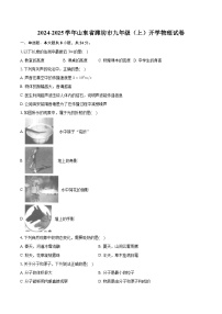 山东省潍坊市2024-2025学年九年级上学期开学物理试卷+