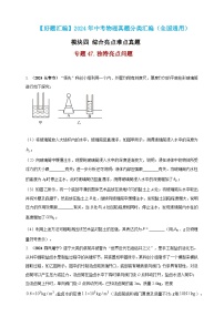 模块四 应用 专题47 独特亮点问题（练习）-2024年中考物理真题分类汇编