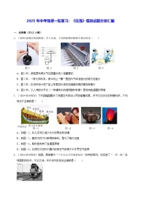 2025年中考物理一轮复习：《压强》模拟试题分类汇编（含答案解析）