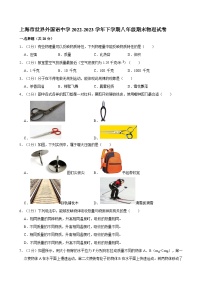 上海市世界外国语中学2022-2023学年下学期八年级期末物理试卷