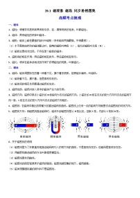 人教版（2024）九年级全册第二十章 电与磁第1节 磁现象   磁场课后作业题