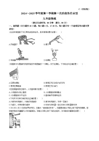 陕西省延安市志丹县2024-2025学年九年级上学期9月月考物理试题