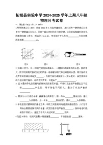 河南省商丘市柘城县实验中学2024-2025学年上学期八年级物理第一次月考试卷