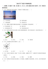 2024年广东省中考物理试卷三套合卷附参考答案