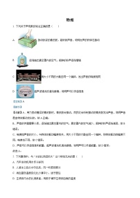 2024年湖北省武汉市中考物理真题（解析版）
