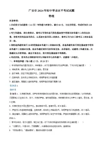 2024年四川省广安市中考物理真题（解析版）