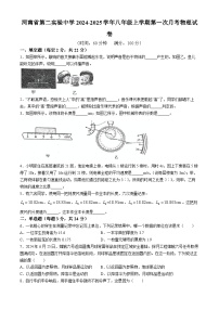 河南省第二实验中学2024-2025学年八年级上学期第一次月考物理试卷(无答案)