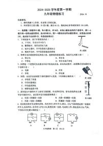 辽宁省大连市普兰店市第三十中学2024-2025学年九年级上学期10月月考物理试卷